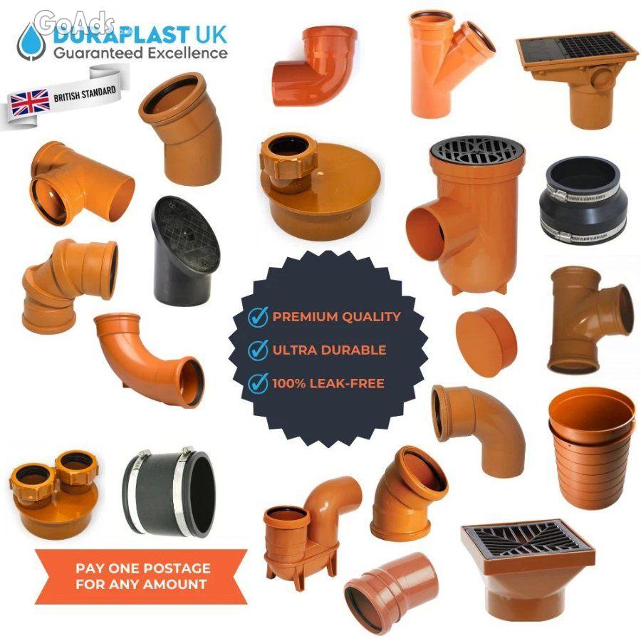 110MM Underground Drainage Pipe & Fittings | Bends | Traps | Gully | C