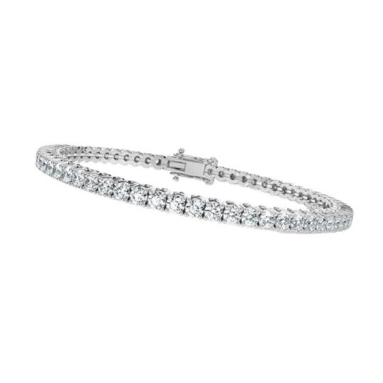 2.00 ct Natural Diamond Tennis Bracelet in 9K White Gold
