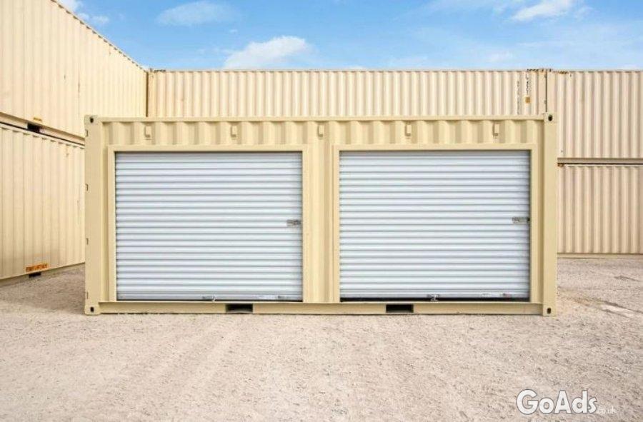 20ft Shipping Container with a Roll-Up Door.