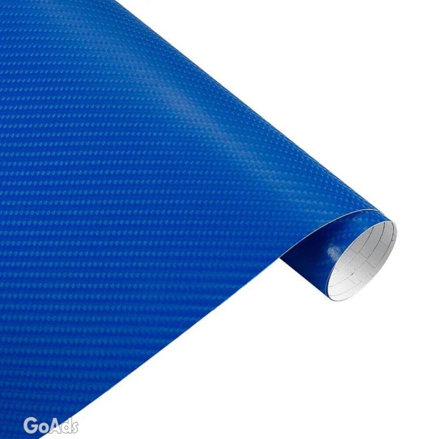 3D 4D 7 BLUE Carbon Fibre DIY Waterproof Auto car