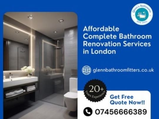 Affordable Complete Bathroom Renovation Services in London