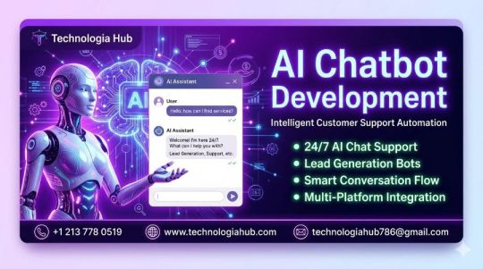 AI Chatbot Development for Automation & Customer Support