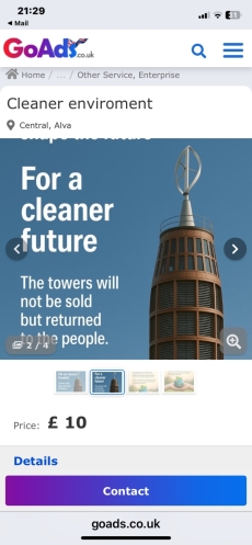 Air purification system. For a cleaner environment.