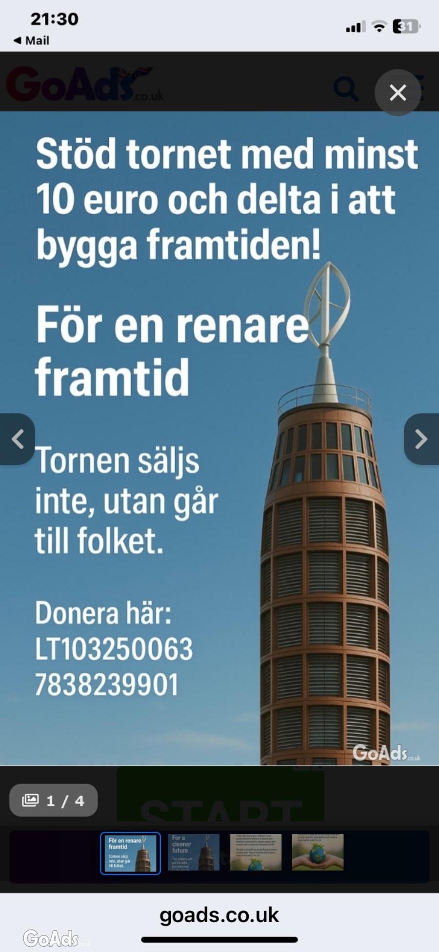 Air purification system. For a cleaner environment.