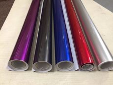 Auroral Metallic Gloss Vinyl Car Wrap "Air Free Bubble" Wrapping Film