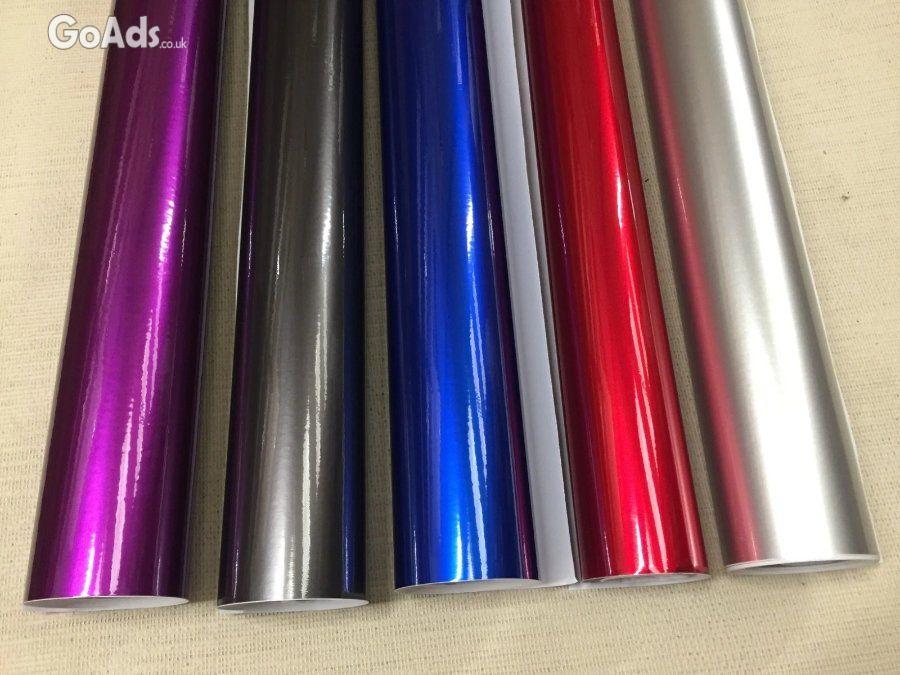 Auroral Metallic Gloss Vinyl Car Wrap "Air Free Bubble" Wrapping Film