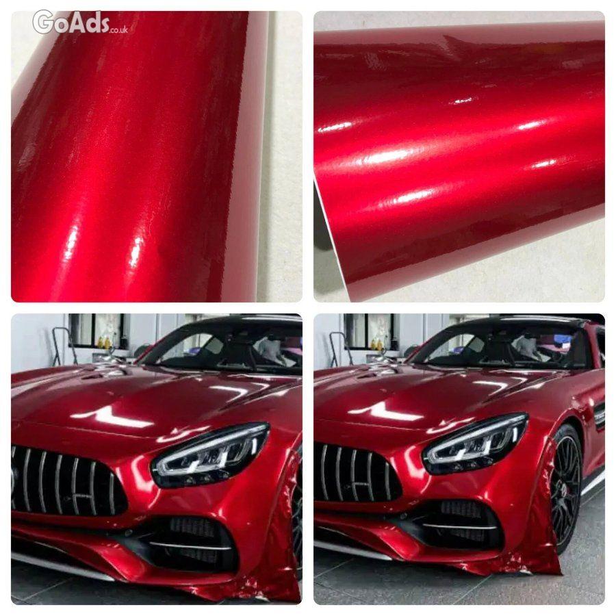Auroral Metallic Gloss Vinyl Car Wrap "Air Free Bubble" Wrapping Film