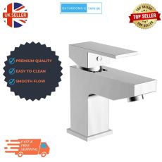 Basin Mixer Tap Chrome Eludora Bathroom Mono Tap With Push Waste