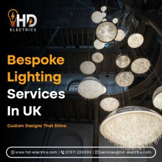Bespoke Lighting Services in UK - Custom Designs That Shine