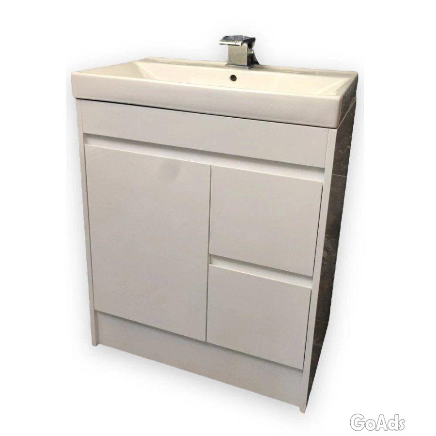 BEST QUALITY 100% Waterproof - WHITE Vanity Unit 750mm - PVC-INCLUDING