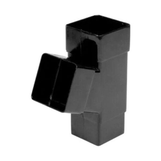 Black square 112mm Guttering & 65mm Down pipe Fittings / rain water /