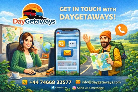 Book Unique UK Day Trips and Tours with DayGetaways Today