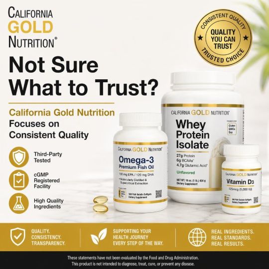 California Gold Nutrition — качественные добавки