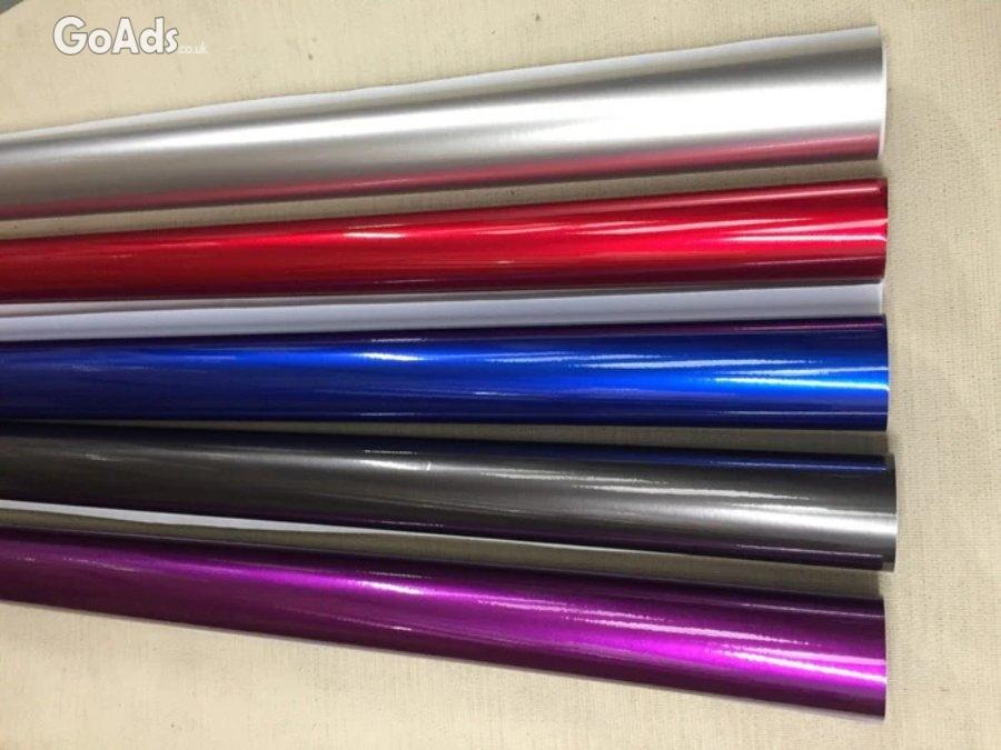 Car Vinyl Wrap Auroral Metallic Gloss Wrapping Film Sticker Air Free B