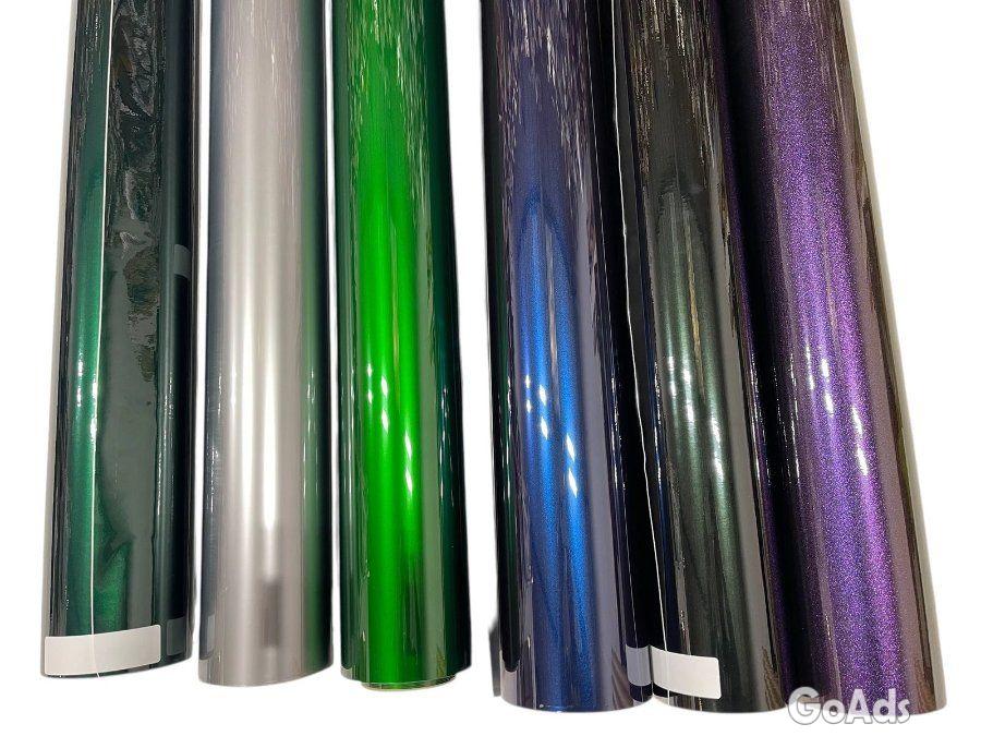 Car Vinyl Wrap Film Gloss PET Liquid Metal "Air Free Bubble" Wrapping