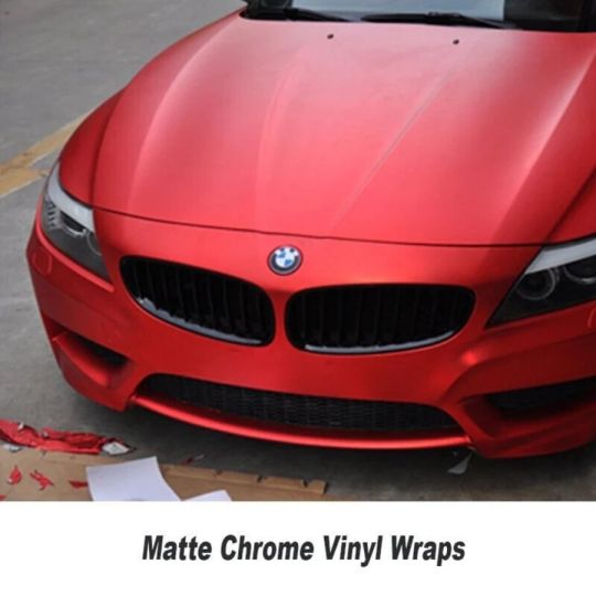 Car Vinyl Wrap RED Matt Chrome Pearlescent Car Auto Wrapping Sheet