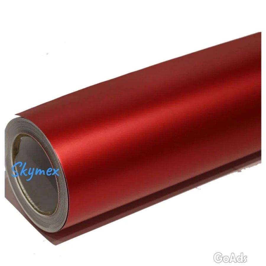 Car Vinyl Wrap RED Matt Chrome Pearlescent Car Auto Wrapping Sheet