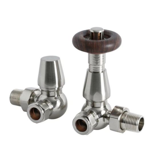 Chelsea Traditional Corner TRV Radiator Valve | Thermostatic 1/2
