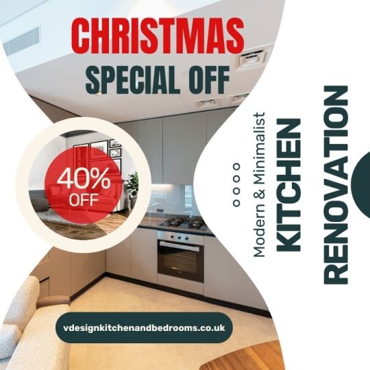 Christmas Kitchen Makeover: 40% OFF on Renovation & Refurbishment in L
