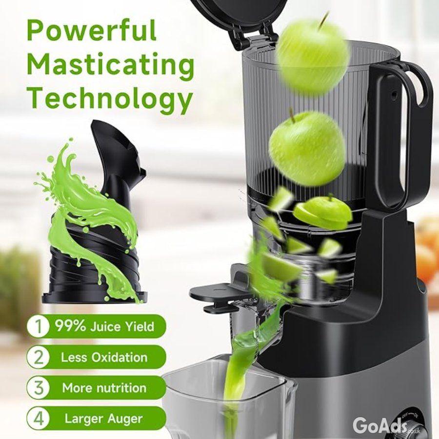 Cold Press Juicer 5.3 inch wide chute review