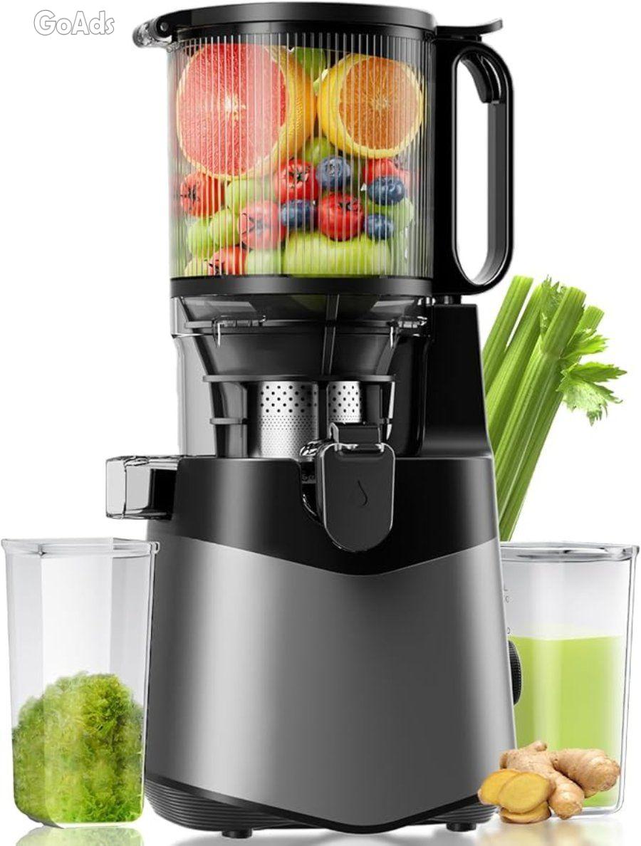 Cold Press Juicer 5.3 inch wide chute review