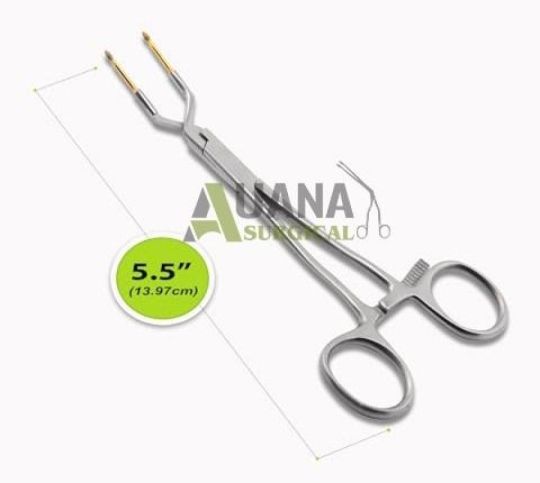 Crown Holding Gripper Forceps