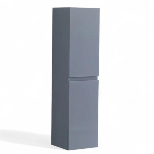 D. GREY TALL UNIT 1200MM Bathroom Wall Hung Cabinet Storage Shelf Furn