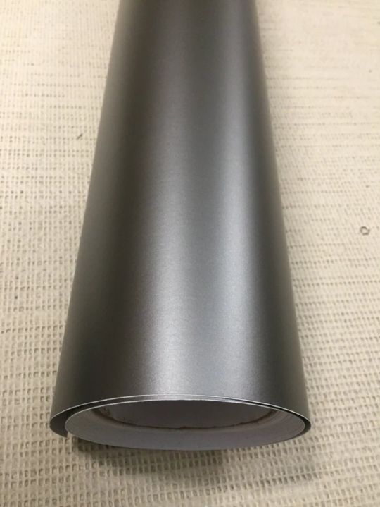 Dark Grey Car Sheet sticker film Metallic Matte Satin AirFr