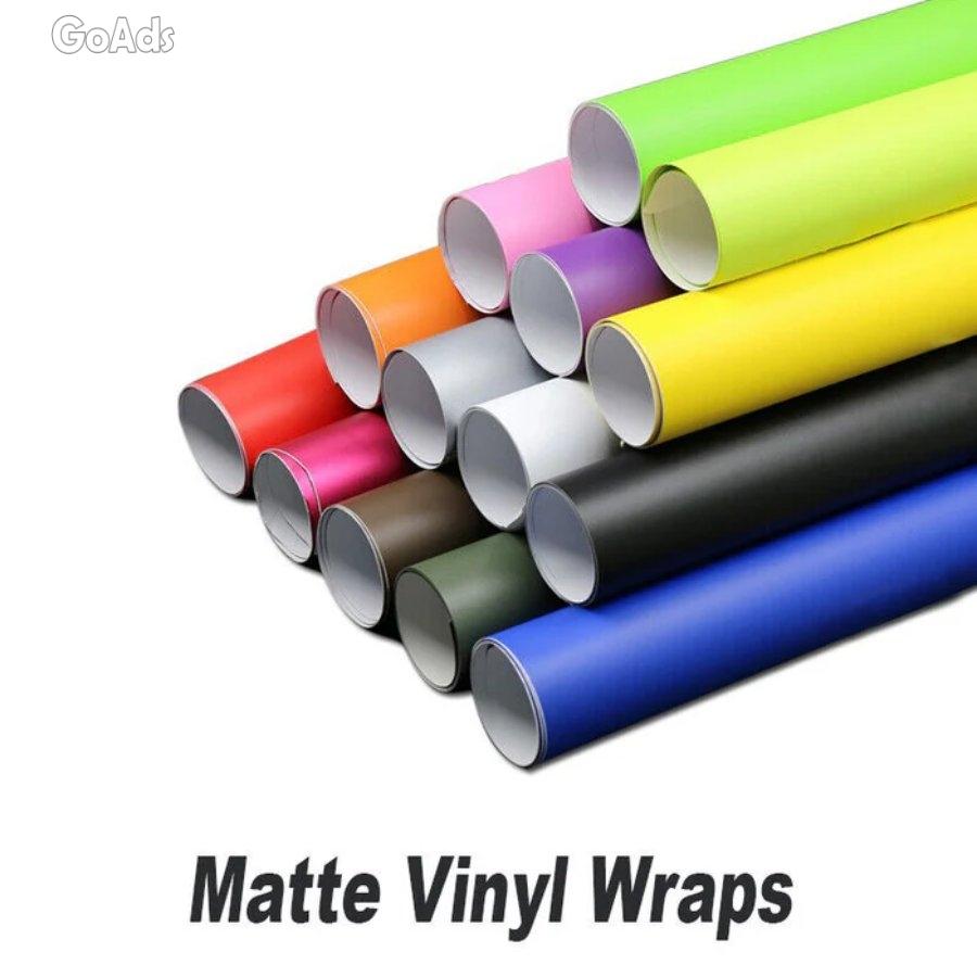 Dark Grey Matte satin Car Vinyl Wrap Sheet film 'Air Bubble Free' Car