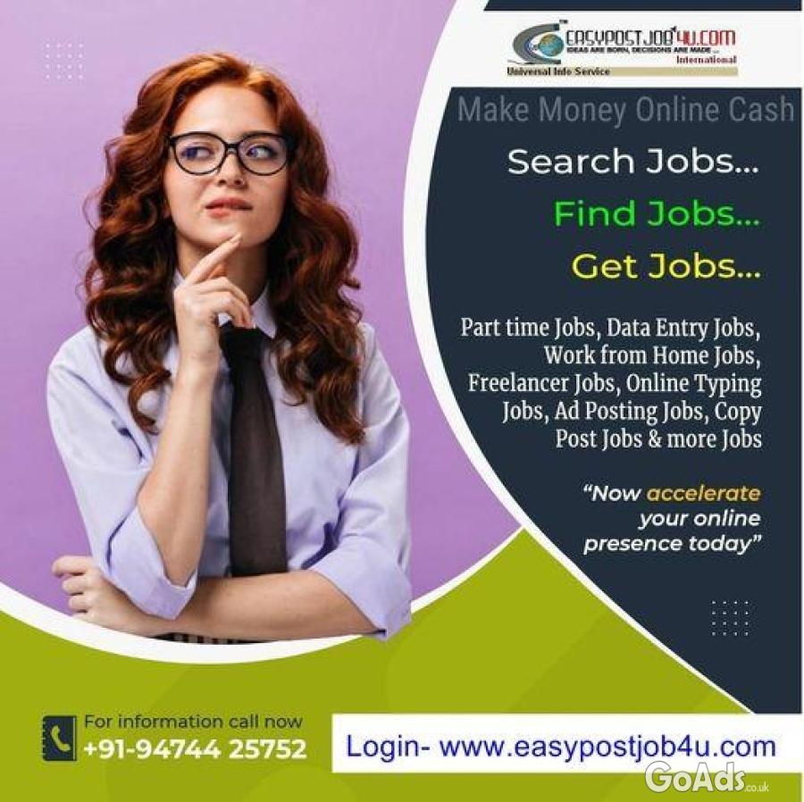 Data Entry jobs vacancy in your city