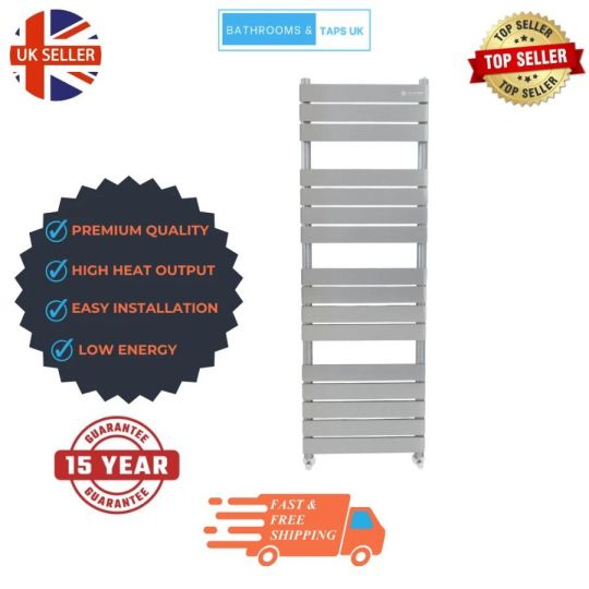 DESIGNER HEATED TOWEL RAIL RADIATOR | Multiple Color | Multiple Sizes