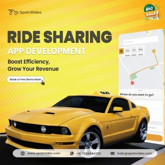 Develop The Ridesharing App With SpotnRides
