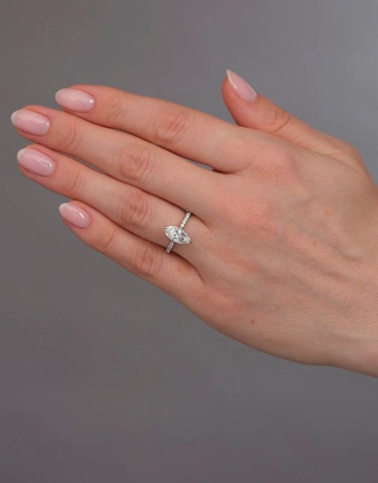 Elegant and Timeless Marquise Engagement Ring Diamond