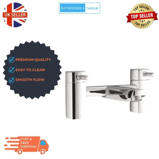 Eludora Chrome Montana Bath Filler Tap – Brushed Nickel