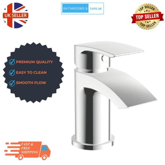 Eludora Montana Mini Mono Basin Mixer Compact Bathroom Si