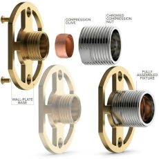 Fix Kit Bracket For Bar Shower Valve Wall Mounting Kit Fixing Bracket