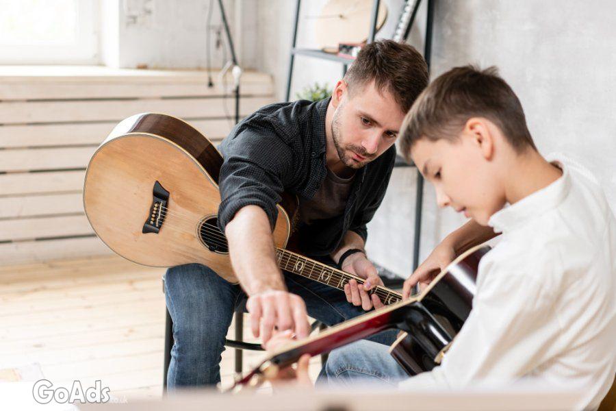 Guitar lessons for beginners. Online