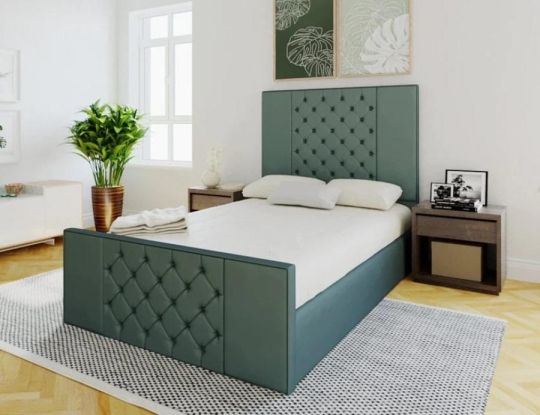 Hippo™ Newbury Ottoman Bed With Matching Headboard - SALE £603