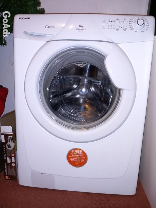 Hoover washing machine 6kg 1600rpm