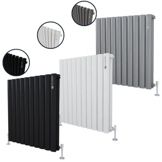Horizontal Designer Radiator Double Modern High Heat Heating Panel