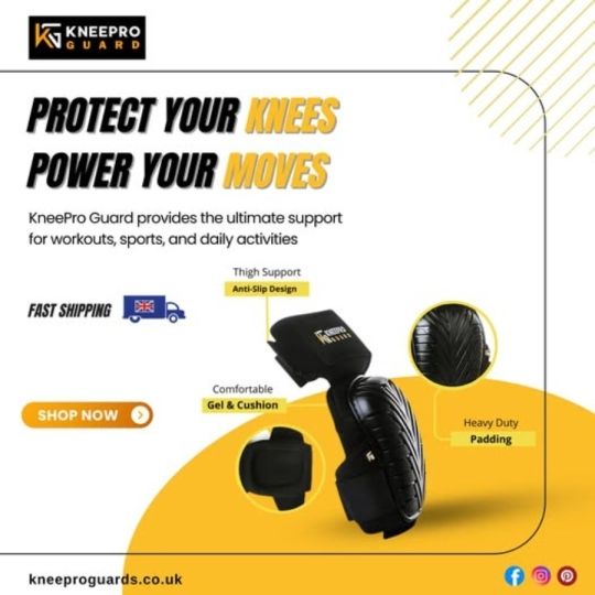KNEEPRO GUARD Knee Pads for Work, with High Density Foam Padding.