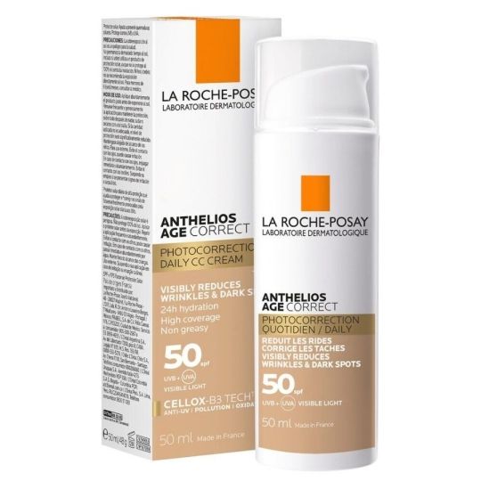 La Roche Posay Anthelios Age Correct TINTED Spf 50 Wrinkles&Dark Spots