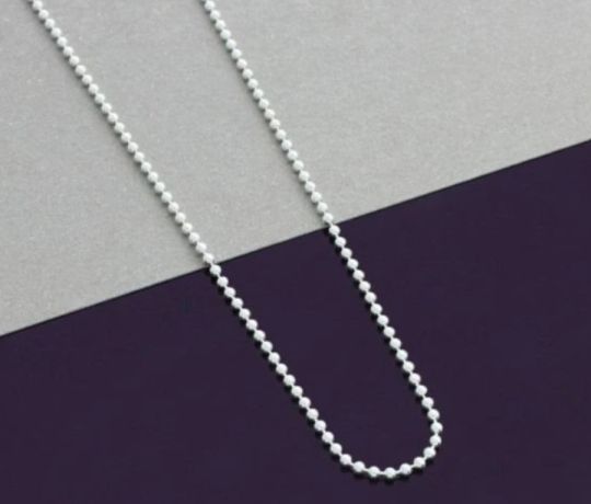 Ladies silver chain