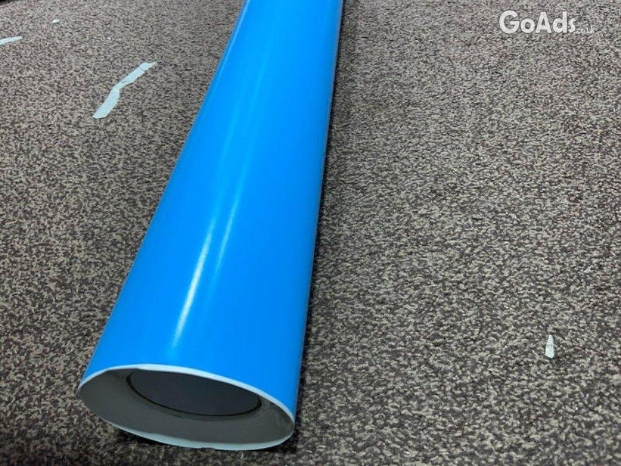 Matt Blue Super Gloss Blue Sticker Decal Film Air Free Car
