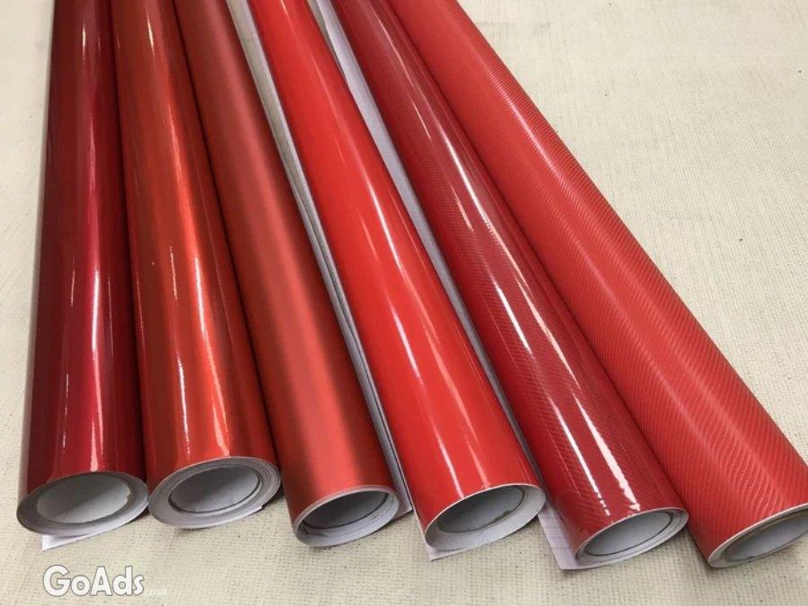 Matte satin Chrome RED RED Carbon Fibre matte Gloss Car