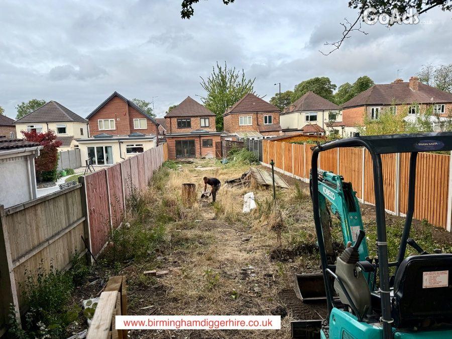 Mini digger hire