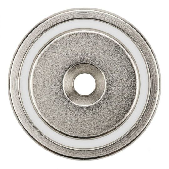 Neodymium Pot Magnet - 42mm Outer Diameter x 8mm Thickness