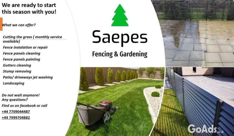 New ALL Type Fences and Gardening Service