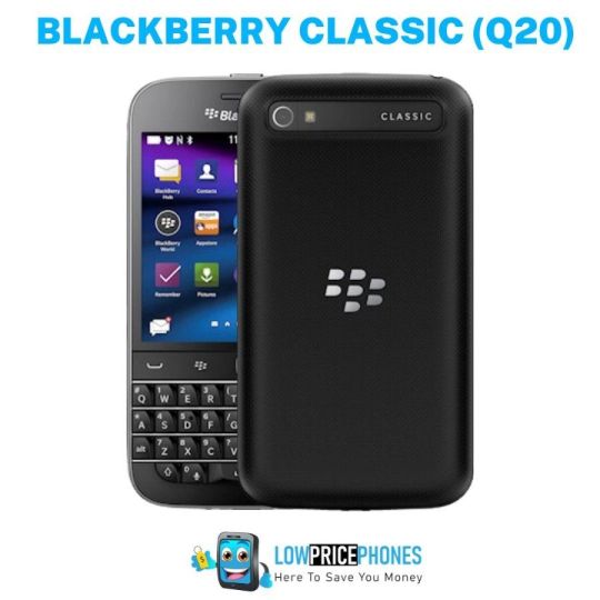New & Sealed Blackberry Classic Q20 Black - QWERTY Smartphone - UK/EU