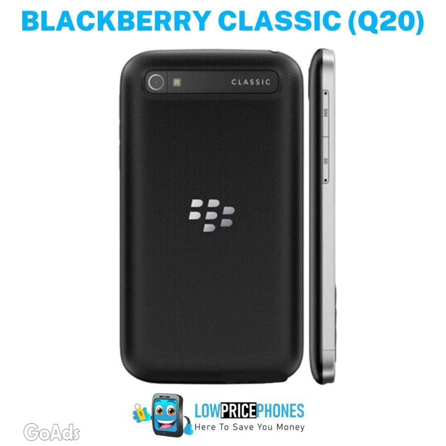 New & Sealed Blackberry Classic Q20 Black - QWERTY Smartphone - UK/EU